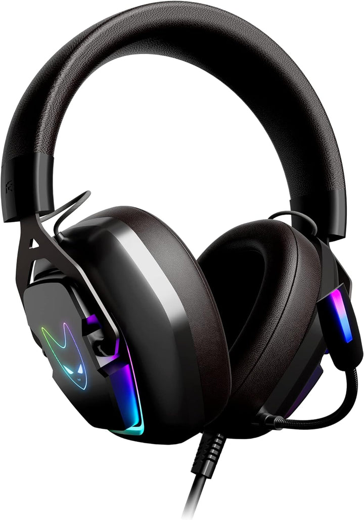 Oversteel - Phosphorus Gaming Headset 7.1, USB-Kabel, omnidirektionales Mikrofon, Geräuschunterdrück