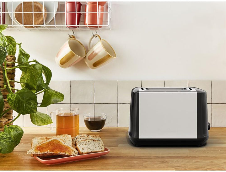 MOULINEX LT340811 Subito Toaster mit 2 Rillen, 7 Bräunungsstufen, 850 W, Edelstahl, 5.3 tons, Braun