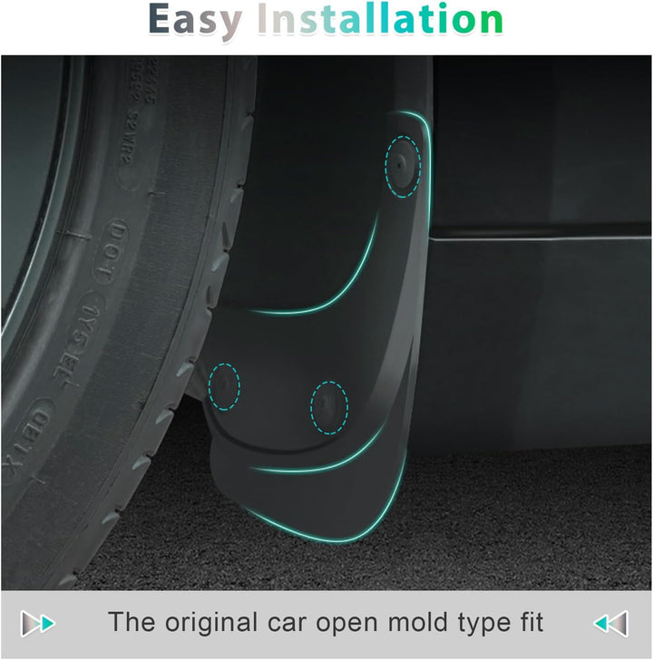 GAFAT Neu Tesla Model 3 Highland Schmutzfänger 2024 2025, Tesla Model 3 2024 Highland Mud Flaps Kotf