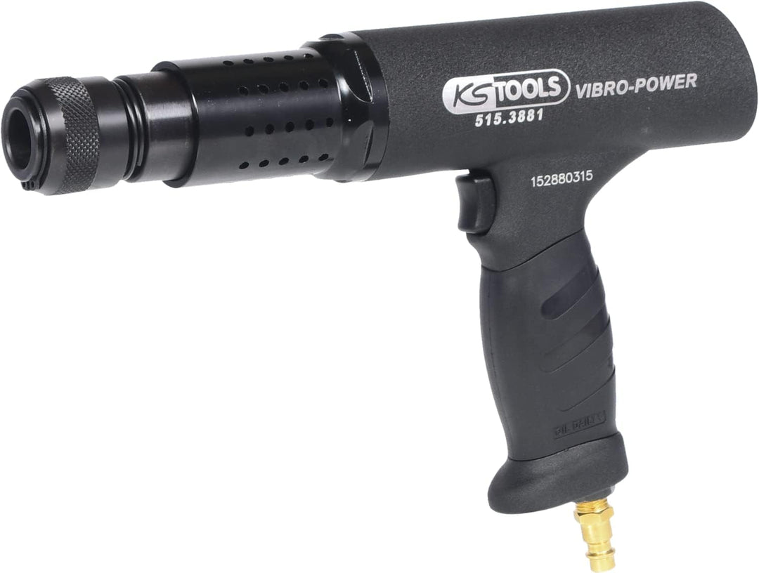 KS Tools Druckluft-Meisselhammer 515.3881 I Druckluftmeissel-Hammer mit stufenloser Schlagzahlreguli