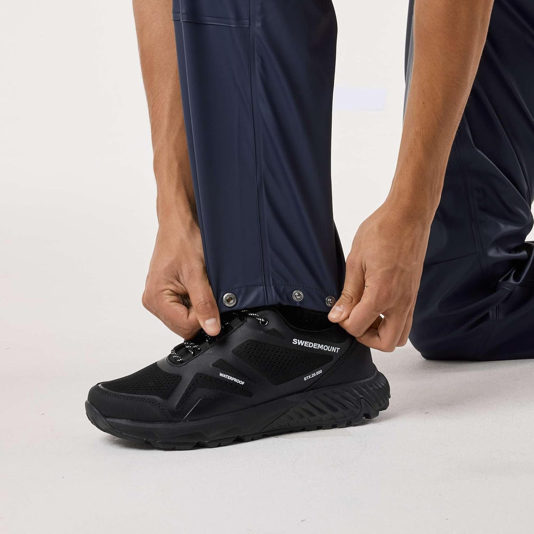 Swedemount Väderöarna Regenhose für Herren wasserdichte und Winddichte Hose M Navy/Black, M Navy/Bla
