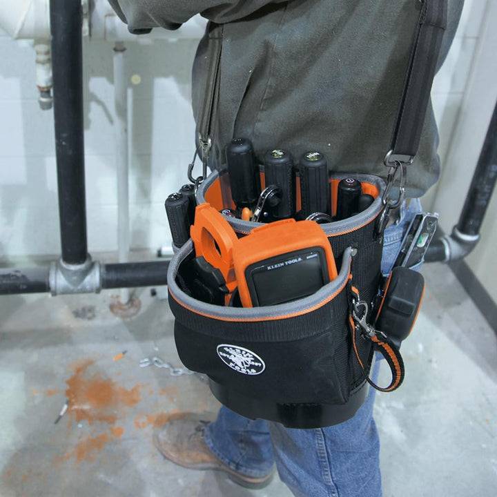 Klein Tools 55456BPL Tradesman Pro Tech Rucksack, 55419SP-14 Schulterbeutel, Schulterbeutel