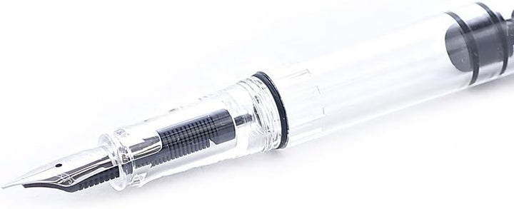 TWSBI Eco schwarz,Feder F,Füllfederhalter,Demonstrator,Kolbenfüller,Piston,Fountain Pen