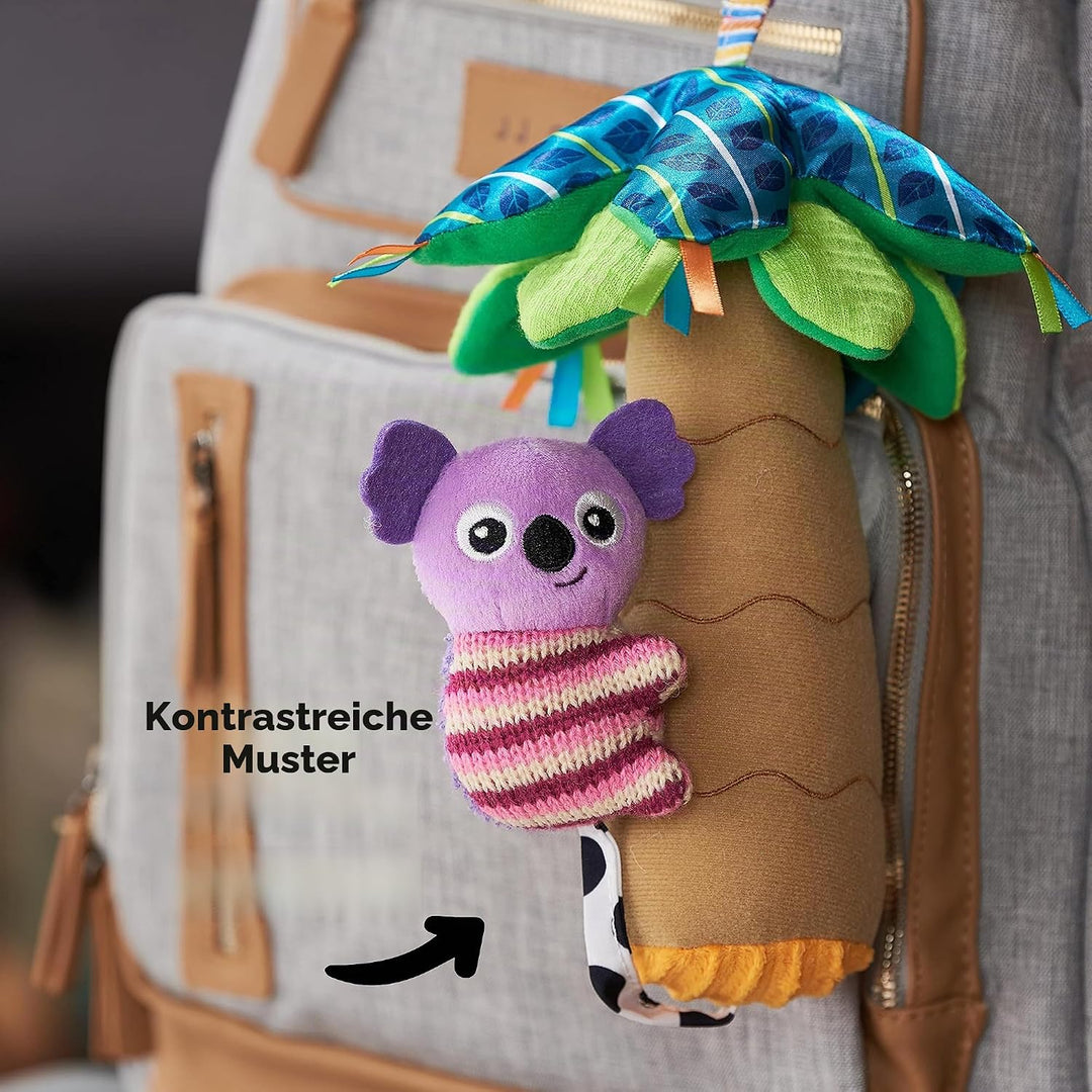 LAMAZE Walla Walla Koala, Clip on Go, Sensory, Pram and Pushchair Newborn Baby Toy with Multi-Colour