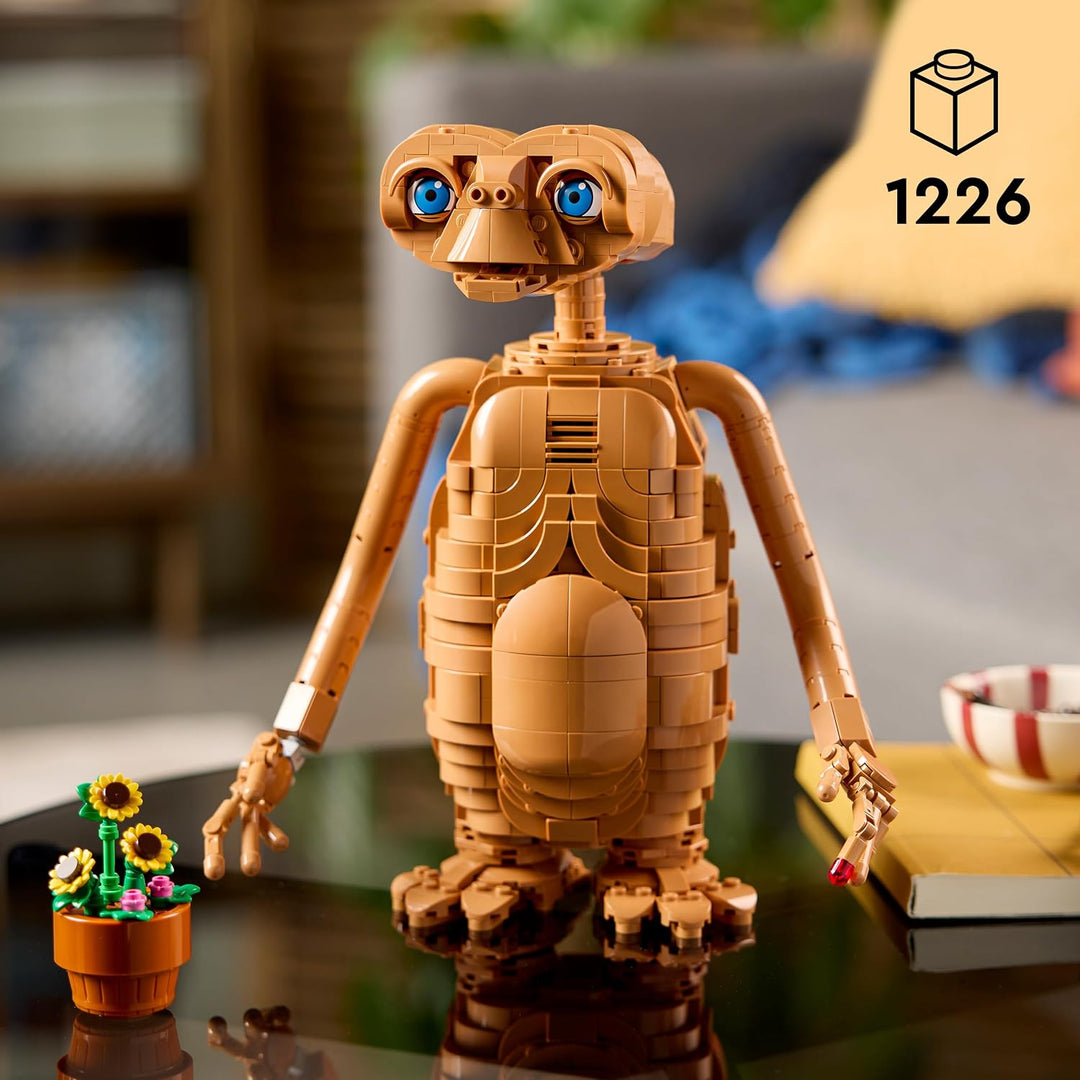 LEGO Ideas E.T. the Extra-Terrestrial - Modellbau für Erwachsene inklusive Alien Figur, künstlichen