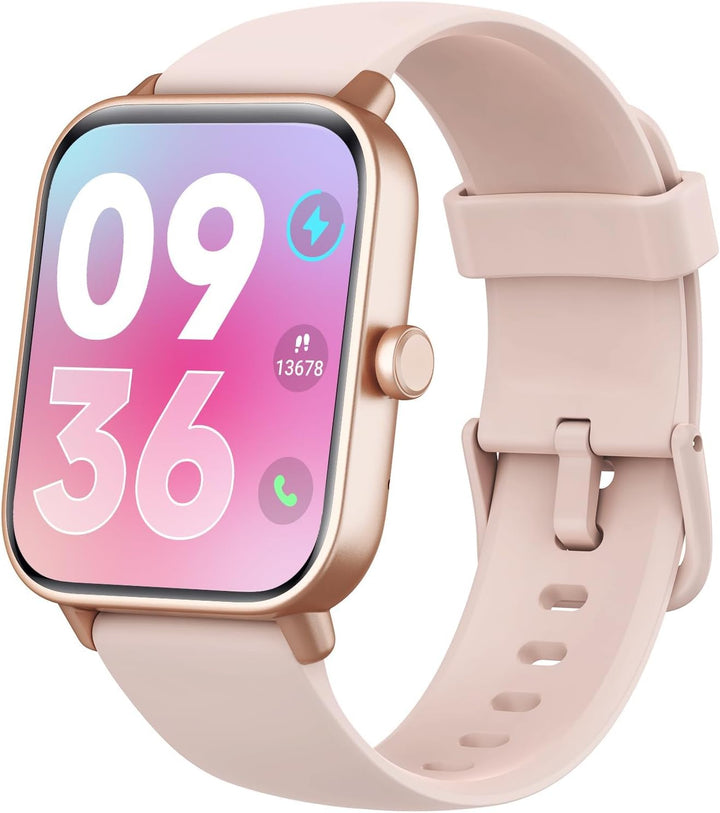 Smartwatch Damen Herren mit Telefonfunktion & Alexa eingebaut,1.8" Uhren mit 100+ Sports, Fitnessuhr