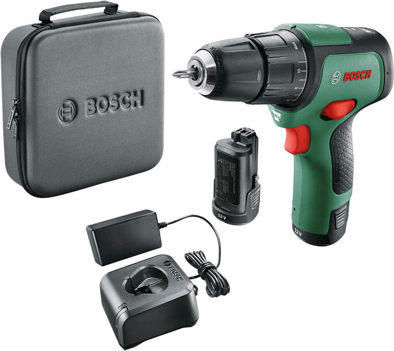 Bosch Home and Garden Bosch Akku Akkubohrschrauber EasyImpact 12 (2 Akkus, 12 Volt System, im Softba