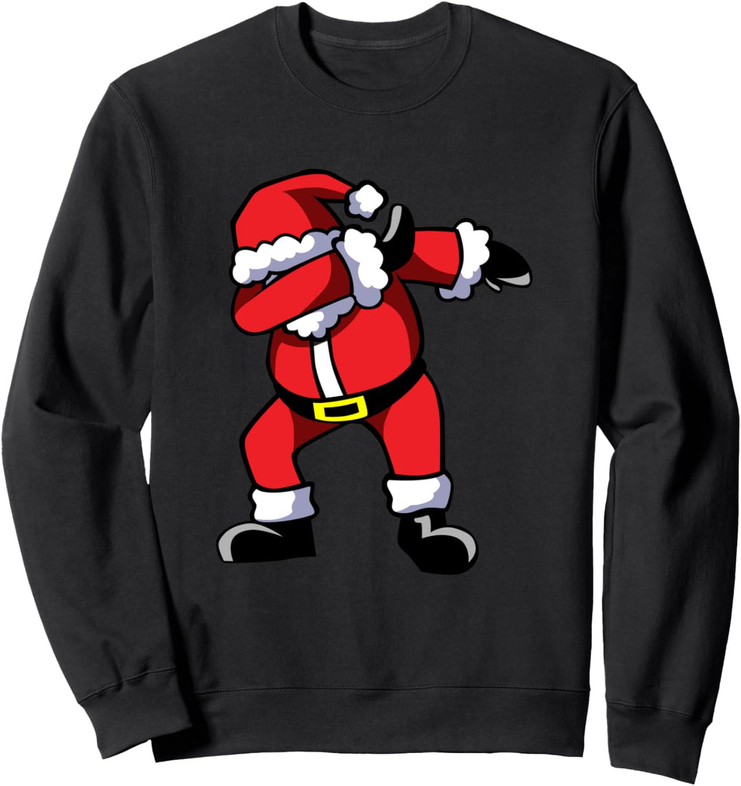 Den Weihnachtsmann abtupfen Lustige Weihnachten Sweatshirt