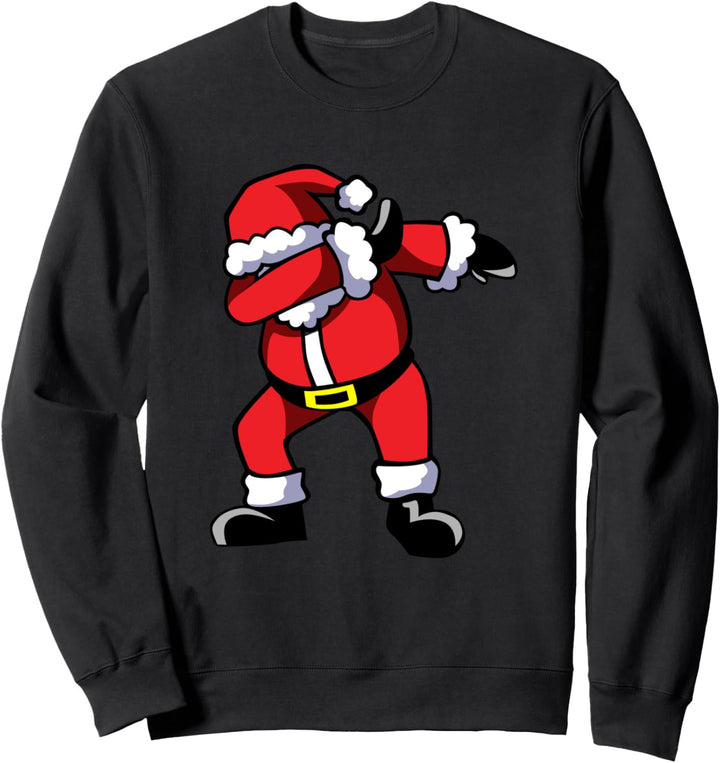 Den Weihnachtsmann abtupfen Lustige Weihnachten Sweatshirt