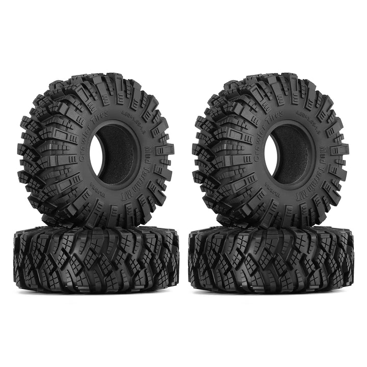 INJORA 1.9 Mud Terrain Reifen Kraken Claw Reifen für Axial SCX10 Pro UTB18 TRX4 Redcat VS4-10 Redcat
