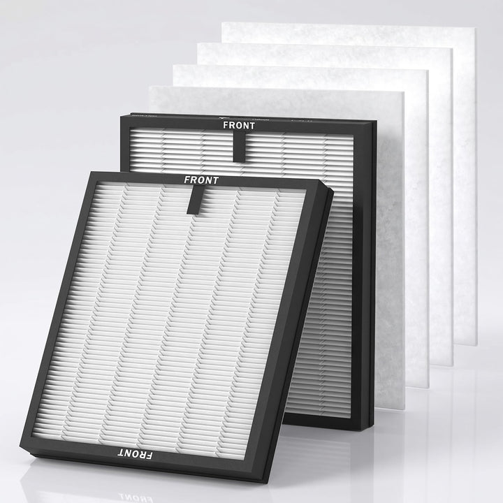 HY4866 Ersatzfilter 2 Stück H13 HEPA Kompatibel mit MORENTO | 3-in-1 Filter mit Aktivkohle und 4 Vor