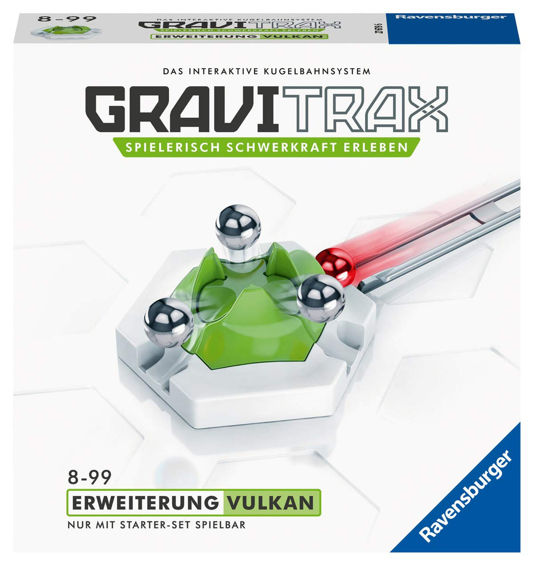 Ravensburger GraviTrax Element Vulkan 27619 - Erweiterung für deine Kugelbahn - Murmelbahn und Konst