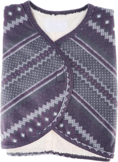 Warmer Schulter Schal Umhang, Waschbarer Nacken Wärmeauflage Doppelseitiger Plüsch Schulterkap Schul