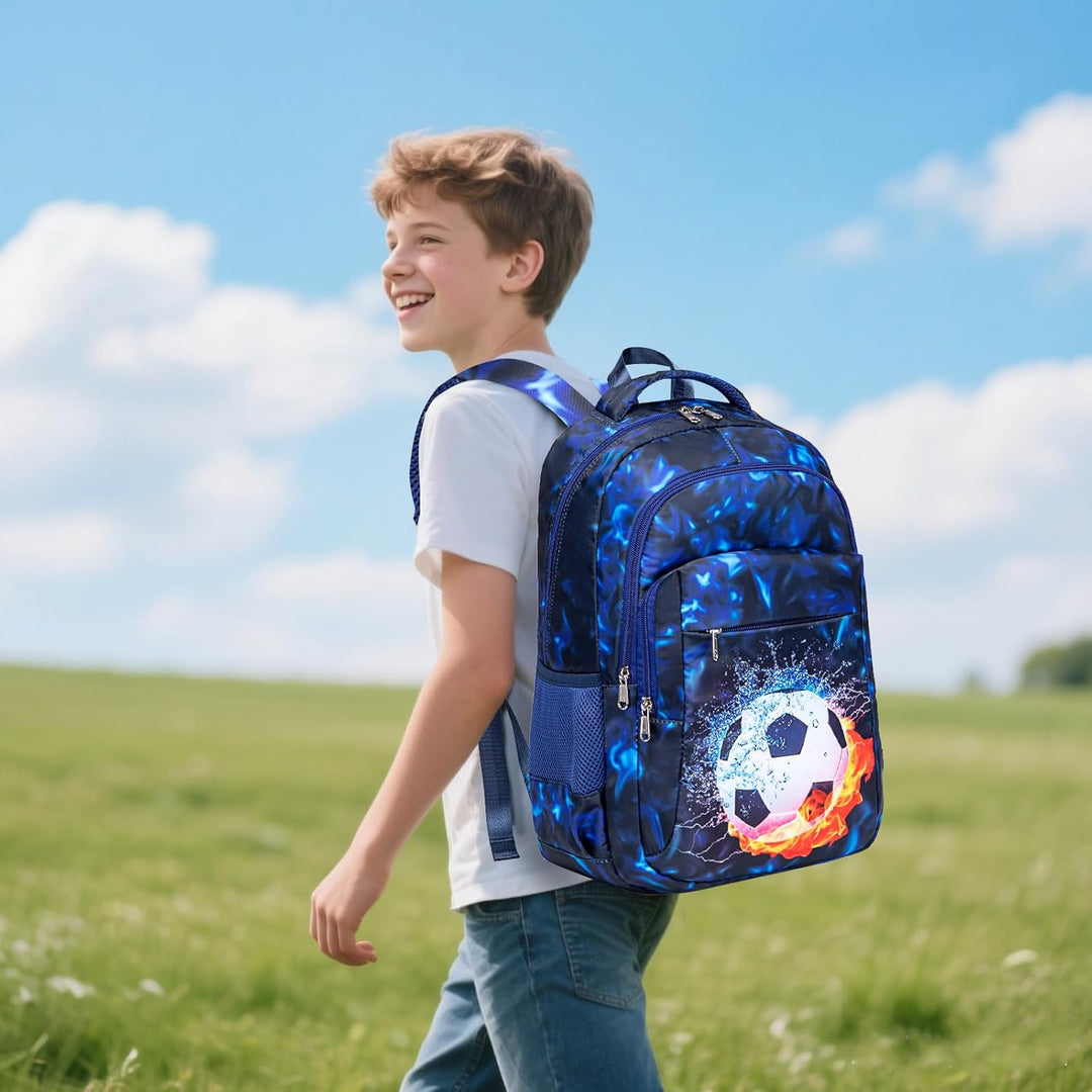 LEDAOU Schulrucksack Junge Teenager Kinder Juvenile Mädchen Daypack Mädchen Freizeitrucksack Backpac