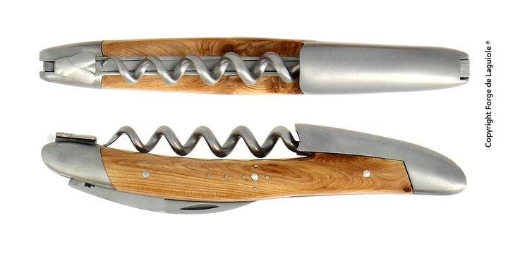 Forge De Laguiole Sommeliermesser - dreiteilig - Wacholder - Finish matt