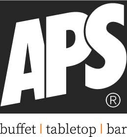 APS Serviergestell/Etagere – 2-stufiges Gestell aus Akazienholz mit zwei Schieferplatten – zusammenk