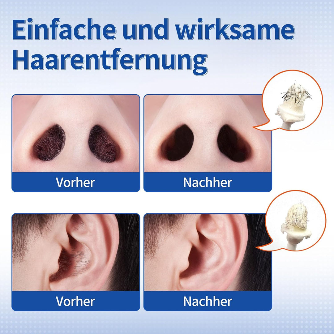 Beauty7 16 gebrauchsfertige Wachsstäbchen Nasen- und Ohrenhaarentfernung Schmerzfrei Nasenwachs Nase