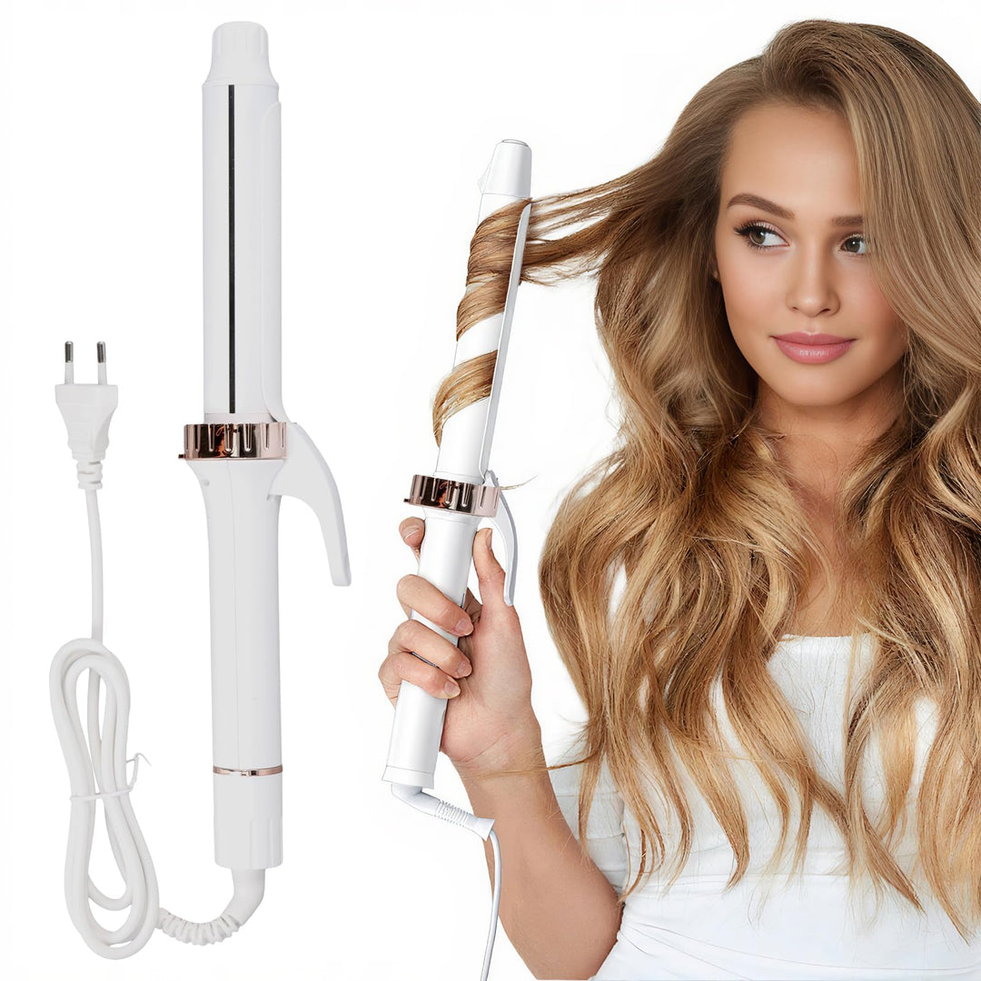 30mm Lockenstab, Haar Lockenstab Grosse Llocken, 6 Einstellbare Temperatur (120–220°C) Hair Curler,
