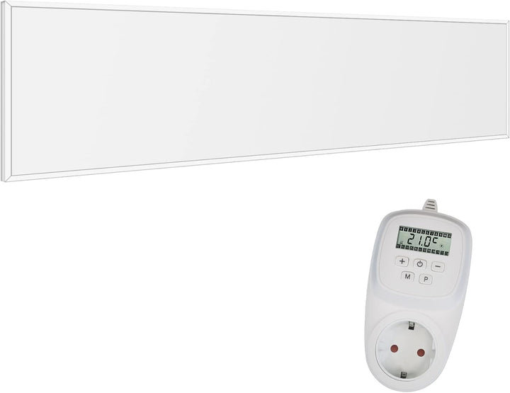 VIESTA® Infrarot Wandheizung mit Thermostat [FERNBEDIENUNG + WIFI STEUERUNG] – Infrarotheizung Kasse
