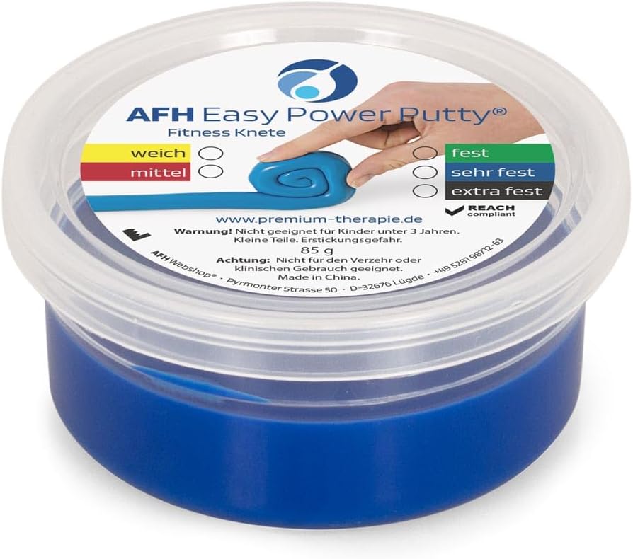 AFH Easy Power Putty® | 5er Set | ca. 85g | Hantrainer | Knete