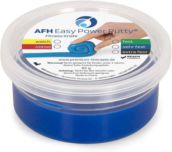 AFH Easy Power Putty® | 5er Set | ca. 85g | Hantrainer | Knete