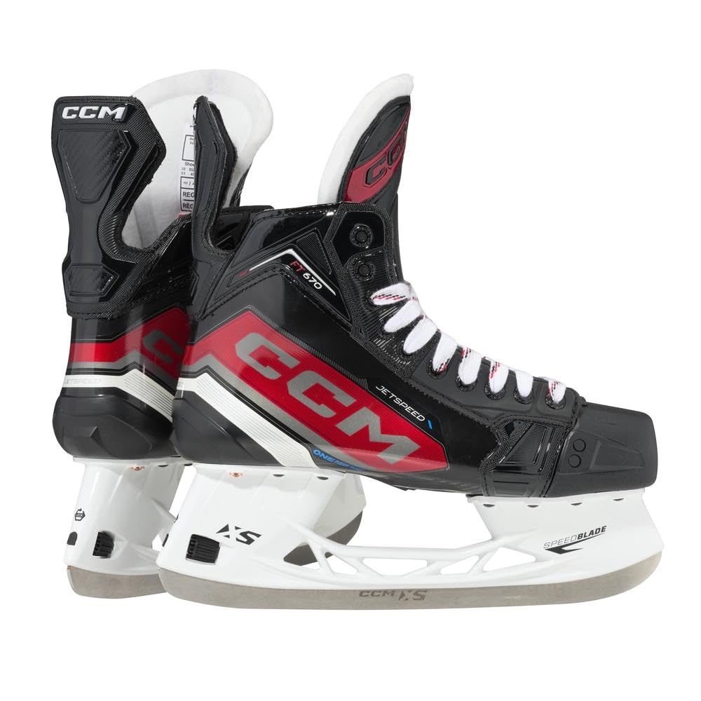 CCM Jetspeed FT670 Eishockey Schlittschuhe, Senior 11 = 47, 11 = 47