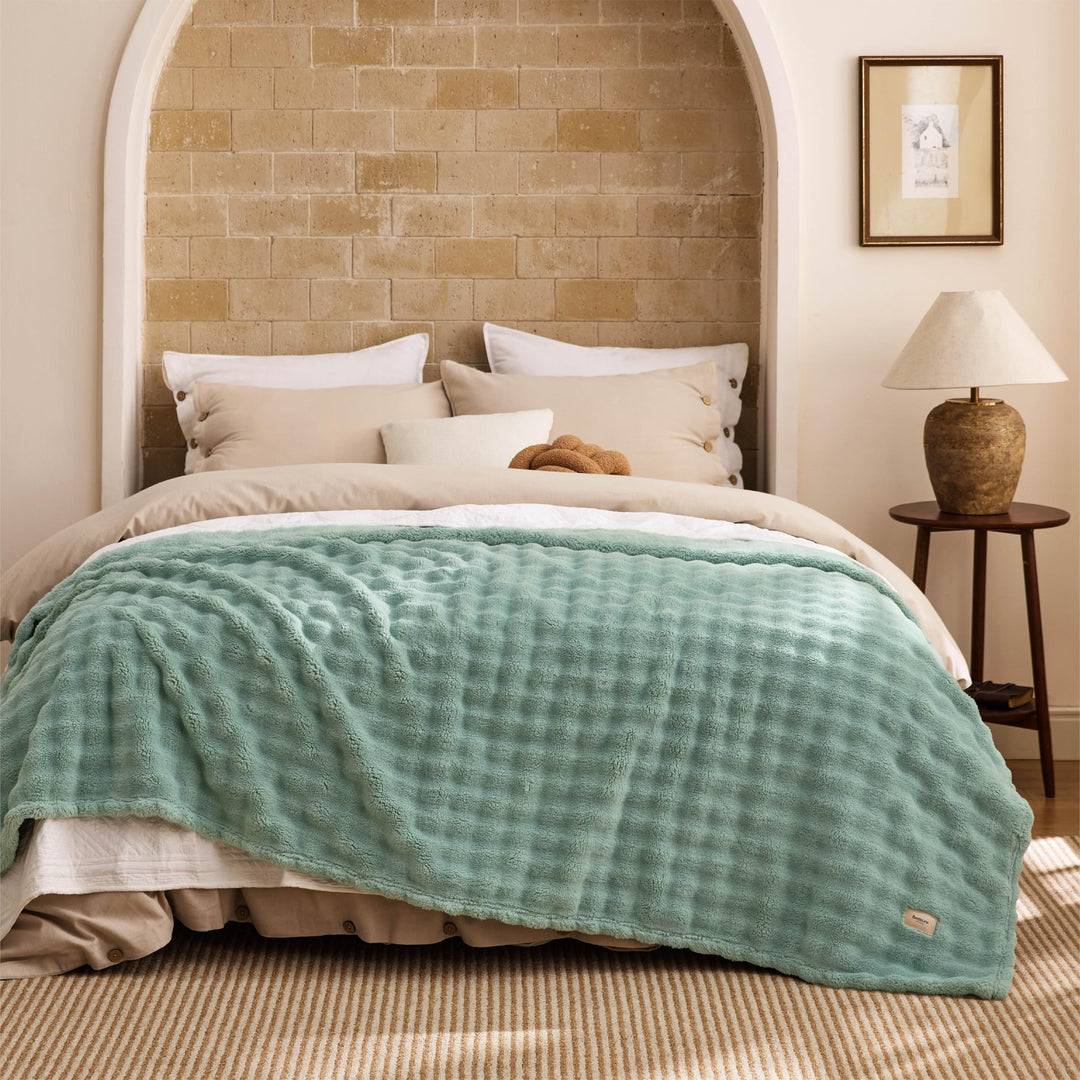 BEDSURE Bubble Decke - Kuscheldecke Flauschig, Sofadecke, Wolldecke & Fleecedecke, Weiche Warme Deck