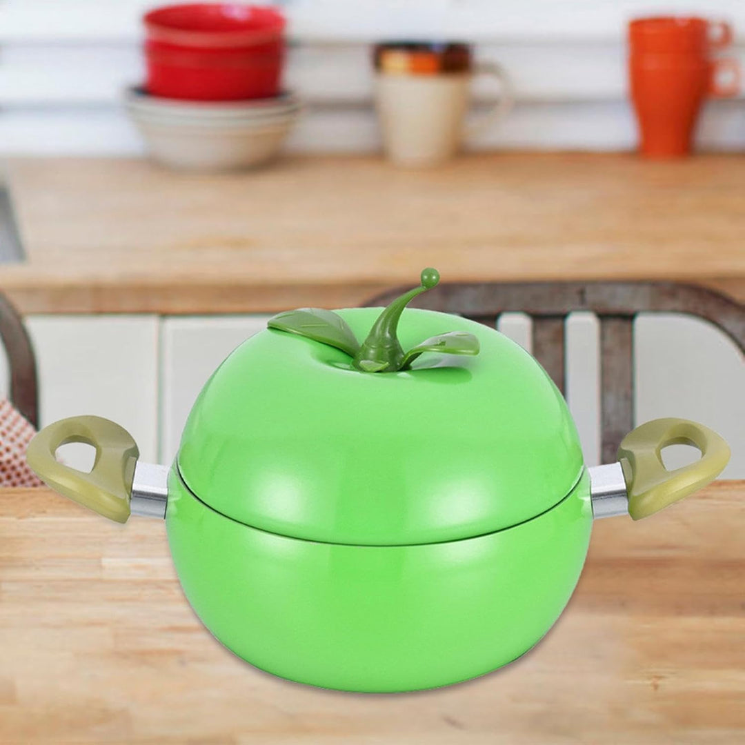 Kochtopf Mit Tomatenform - Kreatives Fruchtförmiges Kochgeschirrpfanne | Nicht Stick Tomaten Topf Mi