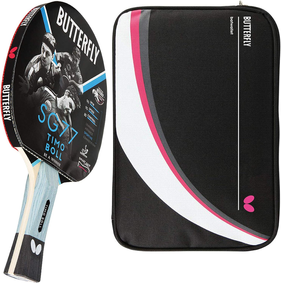 Butterfly® Timo Boll SG77 Tischtennisschläger | Tischtennis Racket Bat Hobby & Training | routiniert