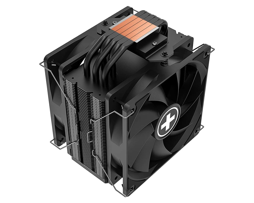 Xilence M705D AMD und Intel CPU Kühler, 2x 120mm Black PWM Lüfter, 220W TDP, schwarz