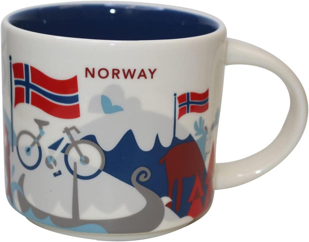 STARBUCKS City Mug You Are Here Collection Norwegen Norway Kaffeetasse Coffee Cup