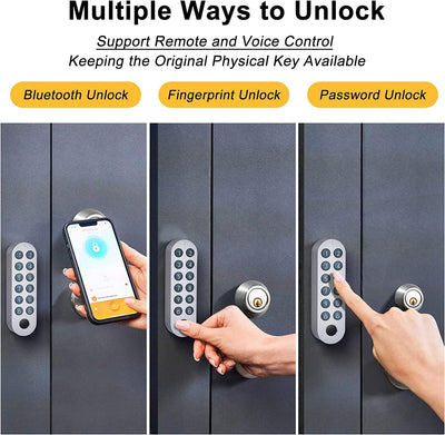 Lockin Smartes Türschloss G30 mit Keypad Pro, WLAN & App-Steuerung, Auto-Lock, Alexa- & Google-kompa