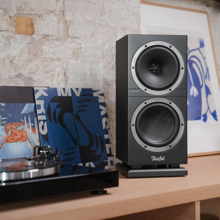 Teufel Theater 500S HiFi Stereo-Regallautsprecher - 2-Wege-Technik, Premium Sound, Bassreflex, gleic