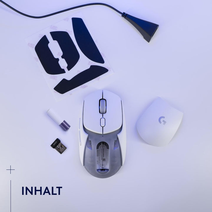 Logitech G G309 LIGHTSPEED kabellose Gaming-Maus, leicht, LIGHTFORCE-Hybridschalter, HERO 25K-Sensor