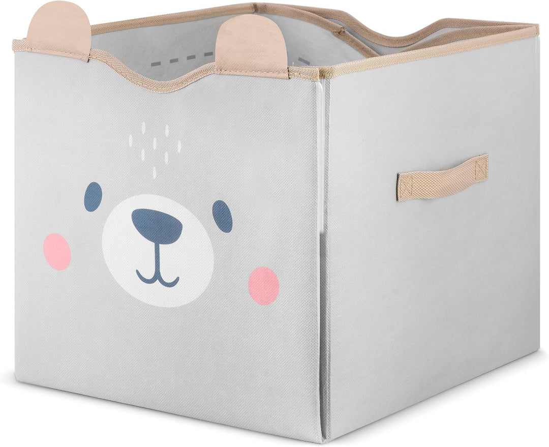 Nukido - 2in1 - Spielzeugkiste mit Spielmatte - für Kinder/Baby - Faltbar - Aufbewahrungsbeutel - Sp