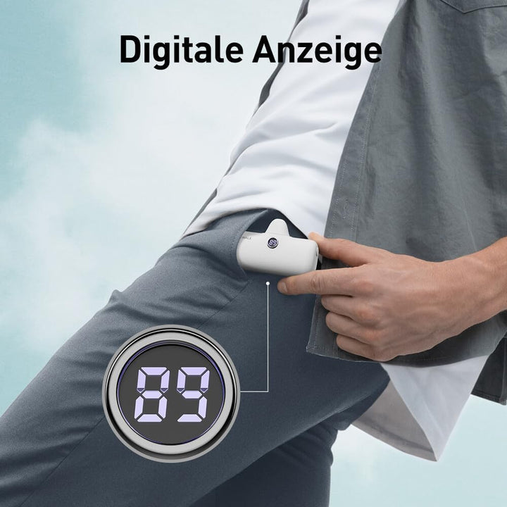 iWALK Powerbank 4800mAh[USB-C Version]， 20W Schnellladung Tragbares Ladegerät, Petit Externer Akku K