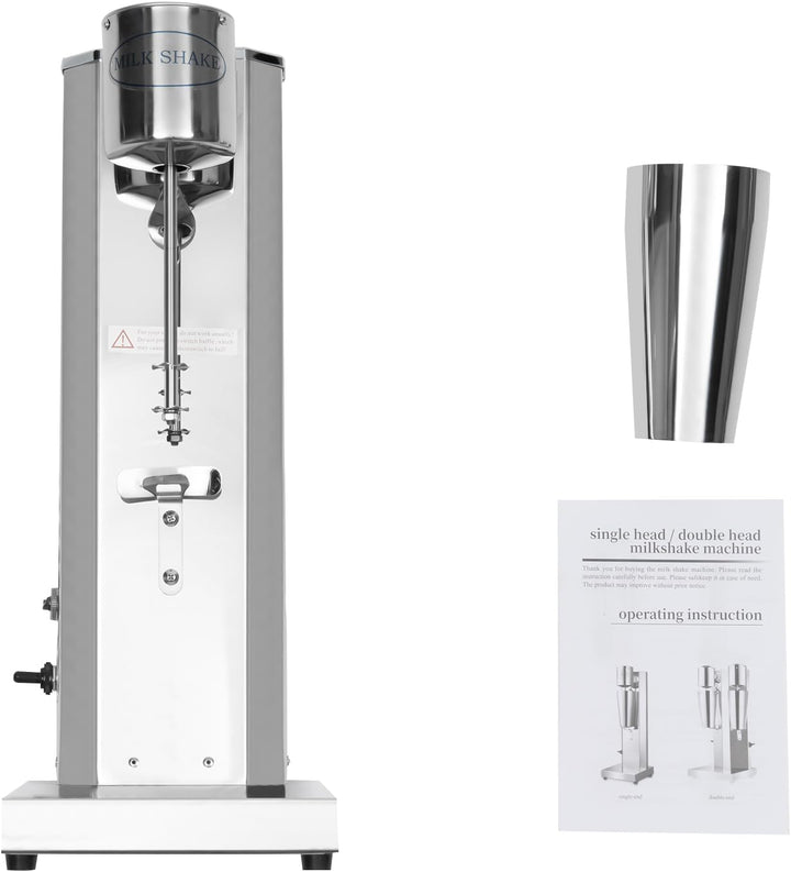 180W Milchshake Maschine 650ml Elektrischer Standmixer für Smoothies, Cocktails, Milchshakes Getränk