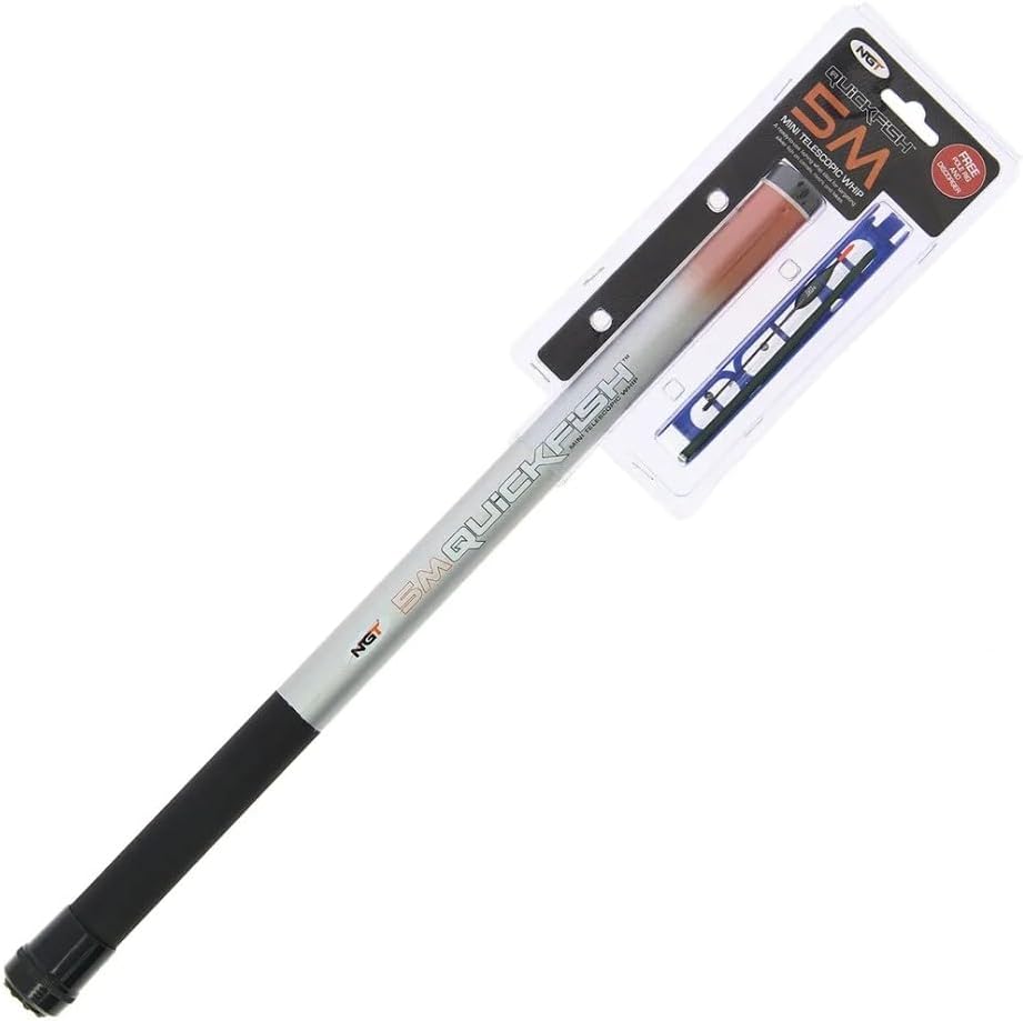 NGT Quickfish Combo Compact Whip Stippe 5m (mit Montage & Hakenlöser) | Stipprute