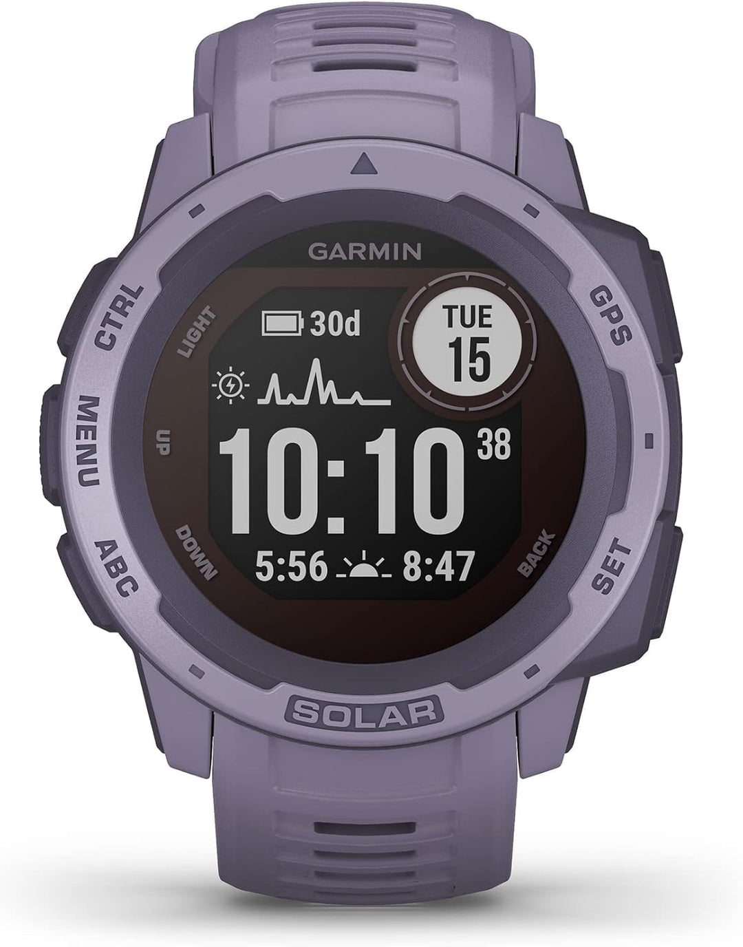 Garmin Instinct - wasserdichte GPS-Smartwatch mit Sport-/Fitnessfunktionen. Herzfrequenzmessung am H