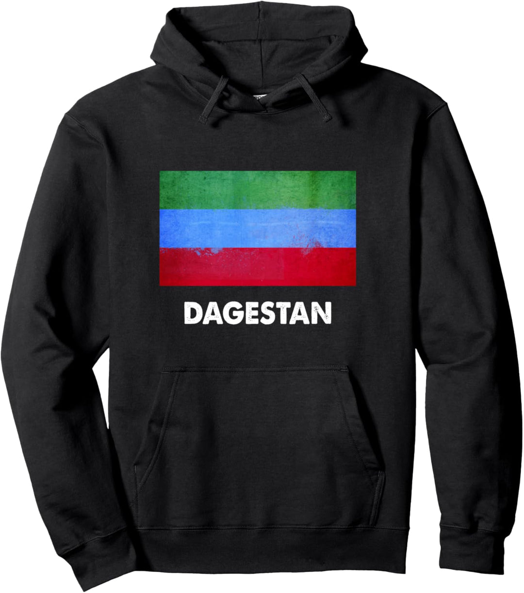 Dagestani Dagestan-Flagge Pullover Hoodie