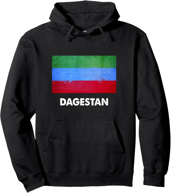 Dagestani Dagestan-Flagge Pullover Hoodie