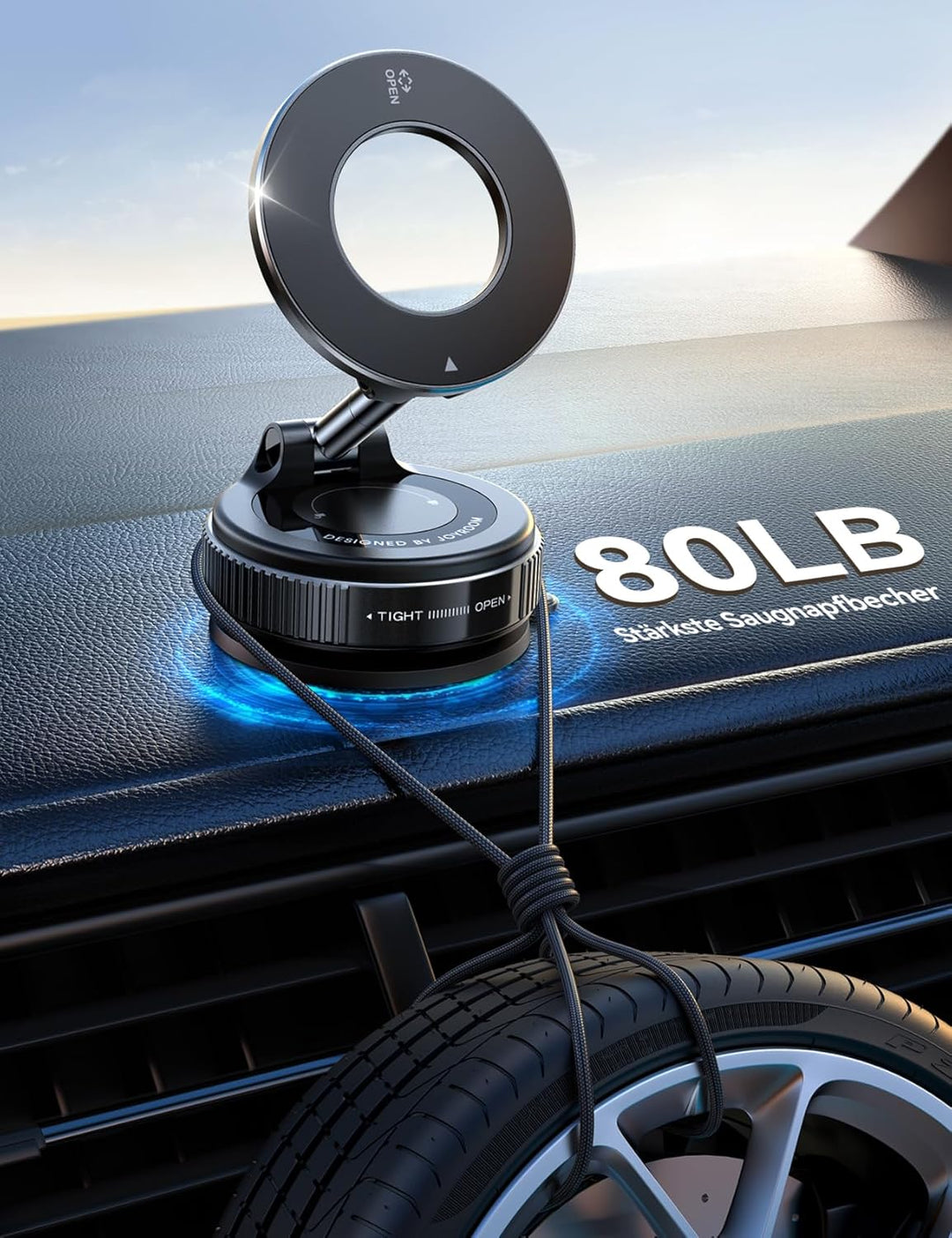 JOYROOM Vakuum Handyhalterung Auto Magnet – 2025 Magsafe Autohalterung [24 XN55 Magneten & Stärkster