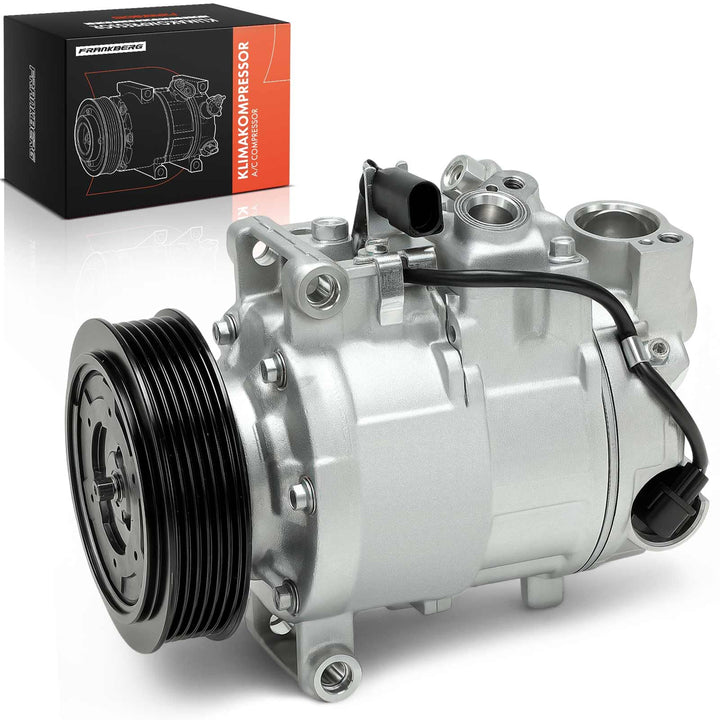 Frankberg Klimakompressor Klimaanlage Kompatibel mit A1 8X 2010-2021 A3 8P 8V 2012-2021 Q2 GAB 2016-