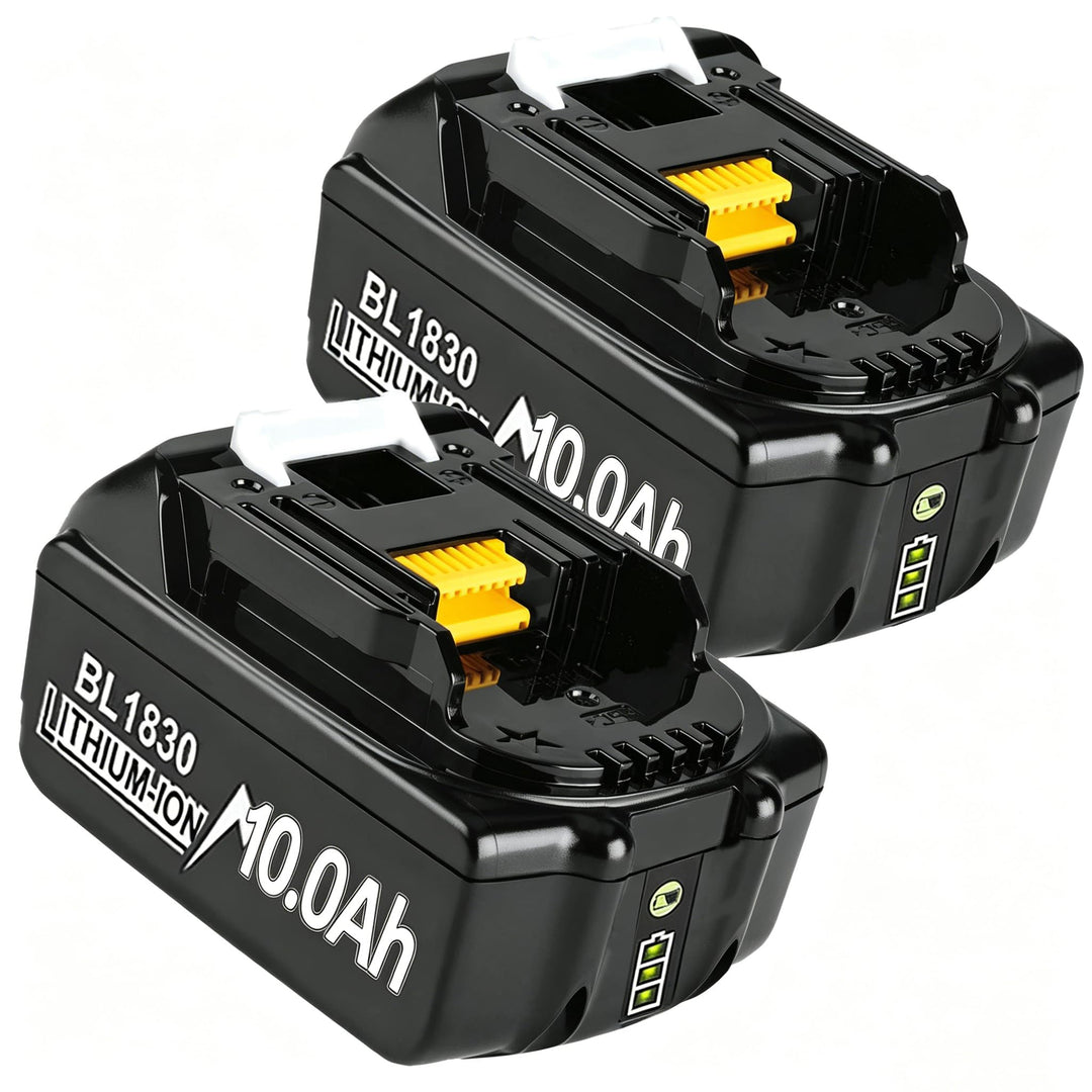 2 x 10.0Ah Akku Ersatzakku für makita akku 18V BL1860B BL1850B BL1840 BL1830 BL1815 BL1845 BL1890 BL