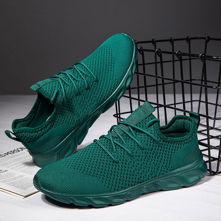 MGNLRTI Herren Sneaker Walkingschuhe Atmungsaktiv Strassenlaufschuhe Leicht Freizeit Sportschuhe für