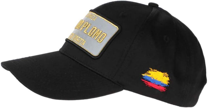 SKR Plata o Plomo Cap, schwarz, reflektierend, Colombia Bogota Baseball – Unisex Gr. Einheitsgrösse,