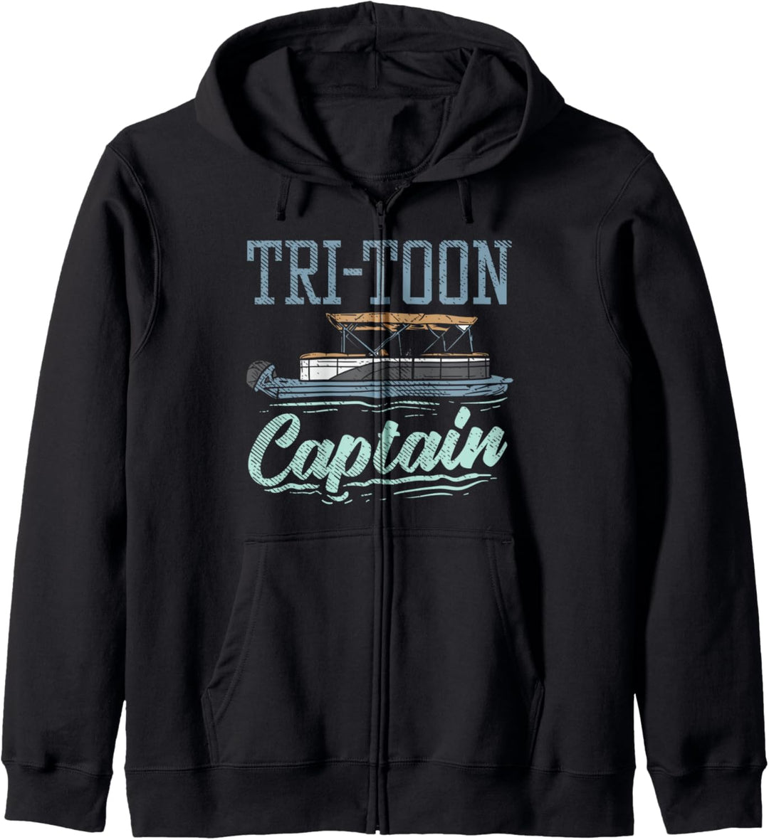 Pontoon Captain, Pontoon Funny Boating shirts Kapuzenjacke