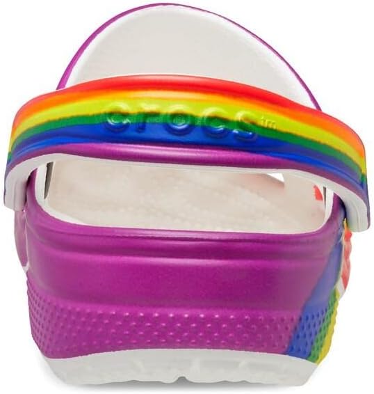 Crocs Unisex Classic Printed Floral ClogsHolzschuh 37/39.5 EU Regenbogen Regenbogen Riemen, 37/39.5