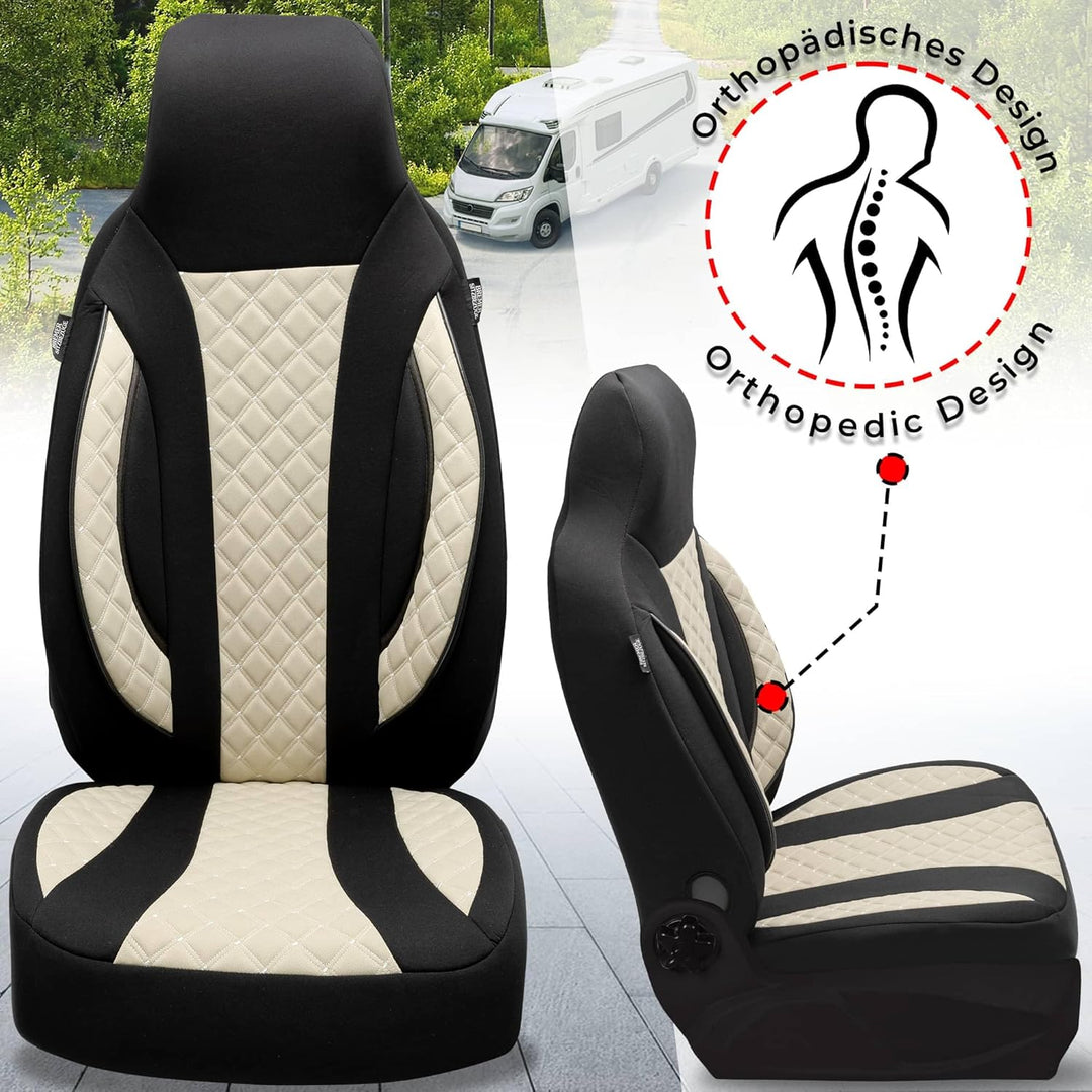 BREMER SITZBEZÜGE Wohnmobil Schonbezüge für FIAT Ducato 250 Sun Camper Hunter 630 Maxi WPL410 WPL410