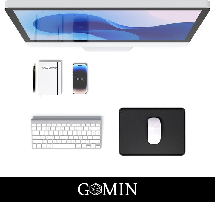Gomin Mauspad - 28 x 20 cm (5er Pack) Gaming Mauspad rutschfest – Vernähte Kanten - verbessert Gesch